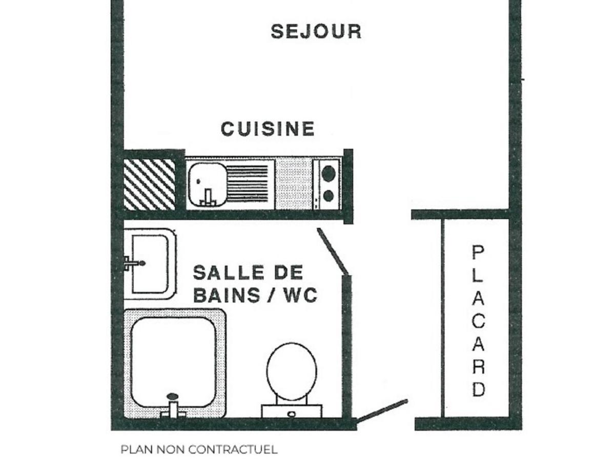 圣马丁德贝尔维尔Studio Cosy Pour 2 Personnes, Skis Aux Pieds, Les Menuires - Fr-1-452-121公寓 外观 照片